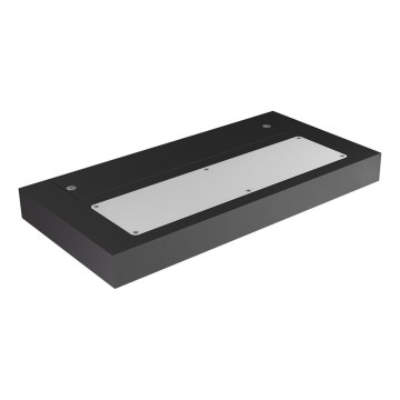 Redo 01-3016 - LED stensko svetilo LAMINA 2xLED/15W/230V CRI 90 črna