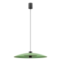 Redo 01-3019 - LED viseči lestenec LARS na jekleni vrvici LED/14W/230V + LED/10W, premer 60 cm, CRI 90, zelena