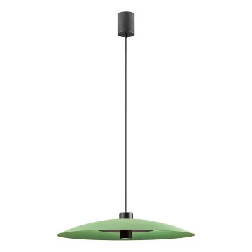 Redo 01-3019 - LED viseči lestenec LARS na jekleni vrvici LED/14W/230V + LED/10W, premer 60 cm, CRI 90, zelena