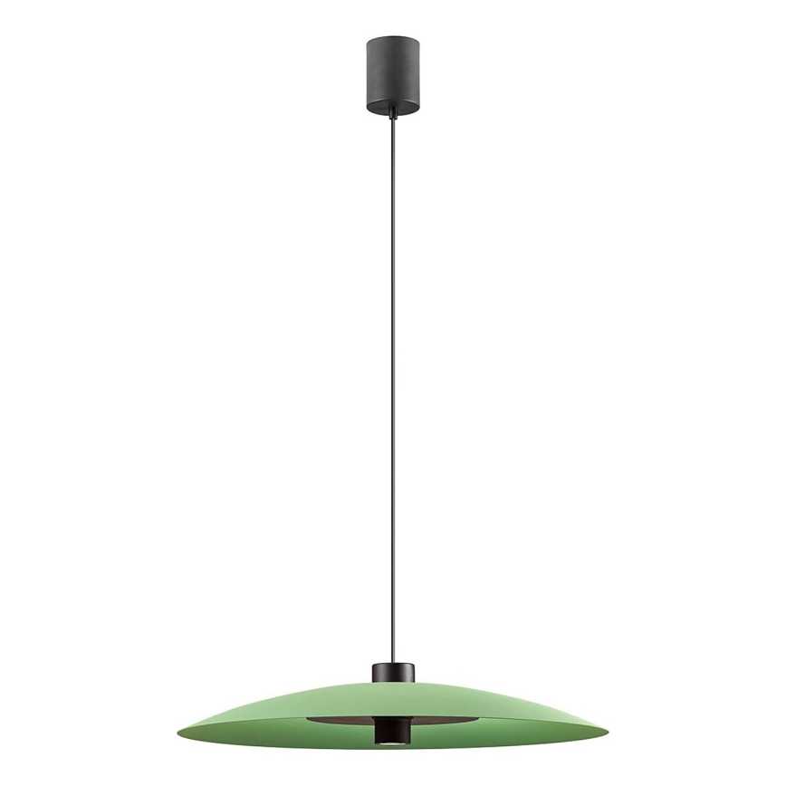 Redo 01-3019 - LED viseči lestenec LARS na jekleni vrvici LED/14W/230V + LED/10W, premer 60 cm, CRI 90, zelena