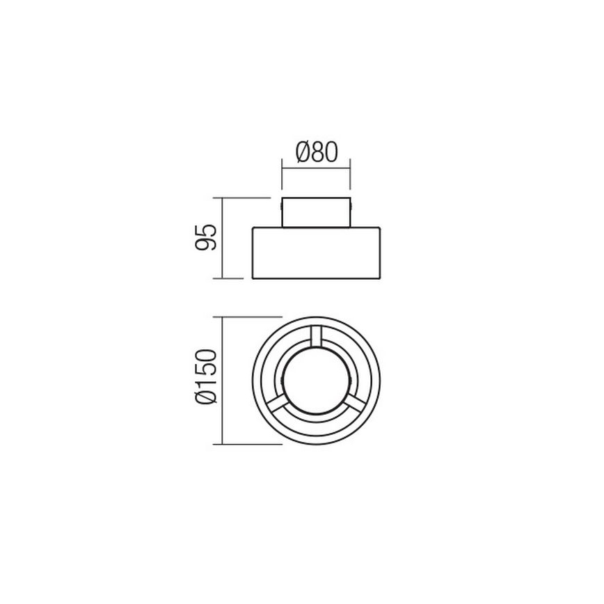 Redo 01-3096 - LED Stropna svetilka PUNKT LED/6W/230V bela