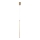 Redo 01-3115 - LED Lestenec na vrvici TABOO LED/9W/230V medenina