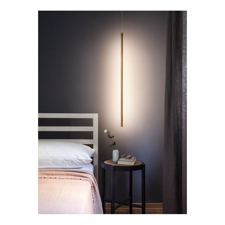 Redo 01-3115 - LED Lestenec na vrvici TABOO LED/9W/230V medenina