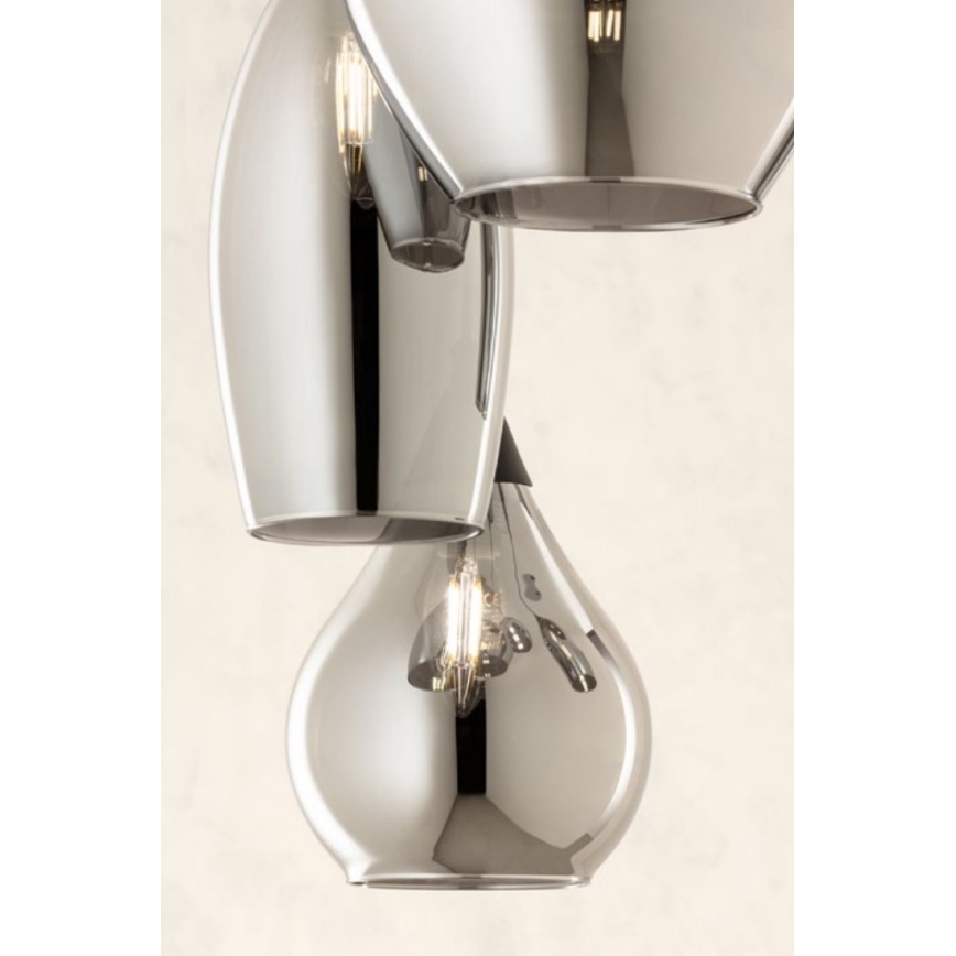 Redo 01-3190 - Lestenec na vrvici TANNER 1xE14/28W/230V pr. 15 cm