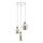 Redo 01-3192 - Lestenec na vrvici TANNER 3xE14/28W/230V pr. 37,6 cm