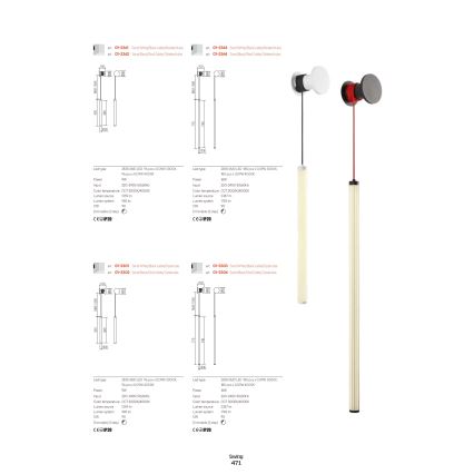 Redo 01-3304 - LED zatemnjevalna stenska svetilka SWING LED/16W/230V 3000/4000K CRI 90 črna