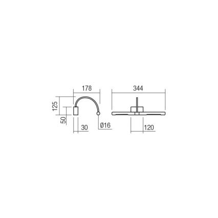 Redo 01-3464 - LED Svetilka za slike KENDO LED/6W/230V 34,4 cm CRI 92 bela