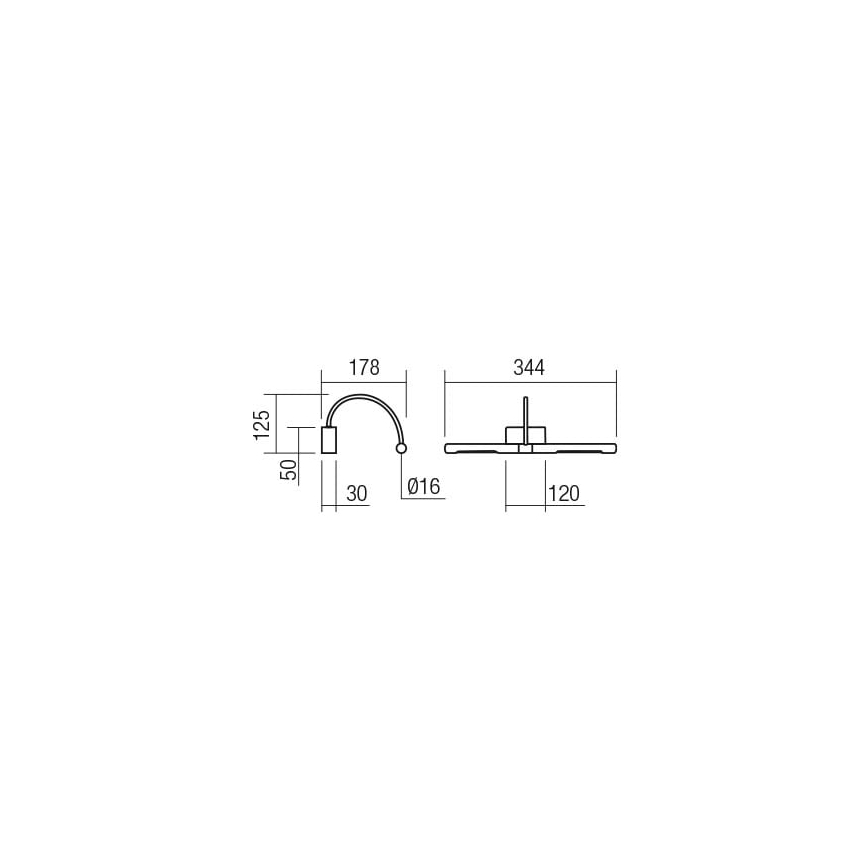 Redo 01-3464 - LED Svetilka za slike KENDO LED/6W/230V 34,4 cm CRI 92 bela