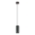 Redo 01-3474 - Lestenec na vrvici BOOM 1xGU10/10W/230V pr. 7,6 cm črna