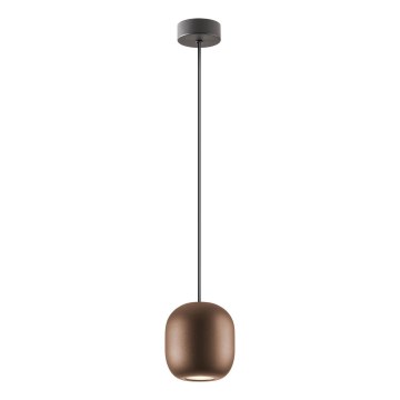 Redo 01-3479 - Lestenec na vrvici BOOM 1xGU10/10W/230V pr. 12 cm rjava