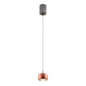 Redo 01-3548 - LED Lestenec na vrvici AVES LED/12W/230V pr. 9,6 cm CRI 90 baker