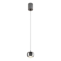 Redo 01-3551 - LED Lestenec na vrvici AVES LED/12W/230V pr. 9,6 cm CRI 90 antracit
