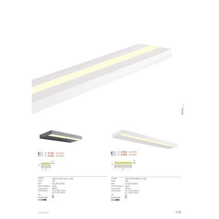 Redo 01-3555 - LED Stenska svetilka SEED LED/30W/230V črna