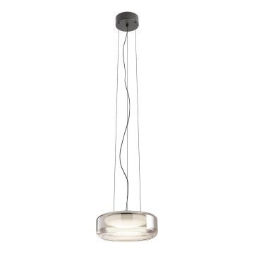 Redo 01-3591 - LED Lestenec na vrvici SOLERA LED/24W/230V pr. 35 cm CRI 93 3000/4000K siva