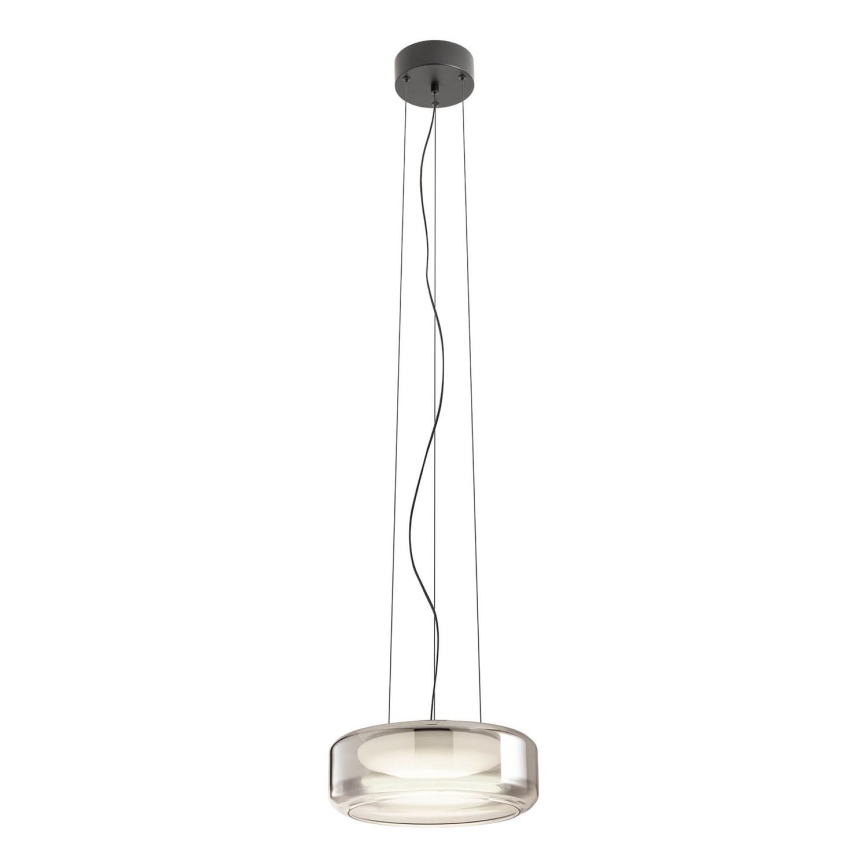 Redo 01-3591 - LED Lestenec na vrvici SOLERA LED/24W/230V pr. 35 cm CRI 93 3000/4000K siva