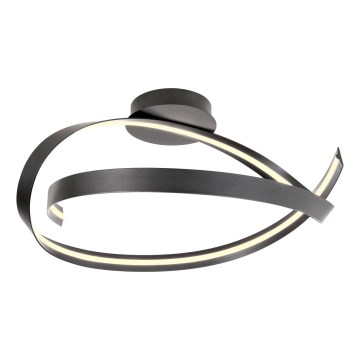 Redo 01-3614 - Zatemnjivo LED stropno svetilo IMPULS LED/34W/230V Ø 60 cm, črna