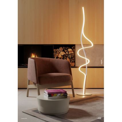 Redo 01-3625 - Zatemnjiva stoječa LED svetilka IMPULS LED/36W/230V, zlata