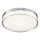 Redo 01-3728 - LED Kopalniška stropna svetilka FRISBI LED/18W/230V pr. 28 cm CRI 90 3000/4000K IP44 sijajni krom