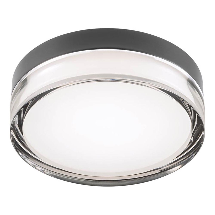 Redo 01-3733 - LED Kopalniška stropna svetilka FRISBI LED/8W/230V pr. 15 cm CRI 90 IP44 črna