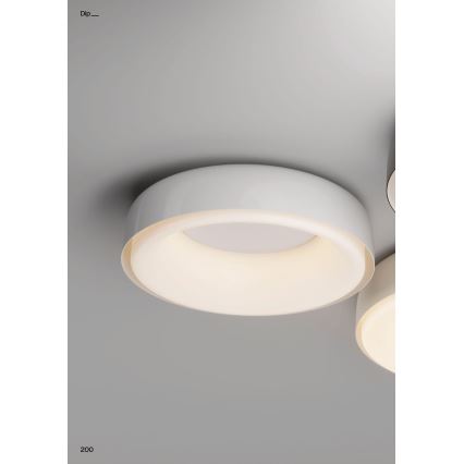 Redo 01-3940 - LED stropna svetilka DIP LED/30W/230V 2700/3000/4000/5000/6500K CRI 90 premer 48,6 cm bela