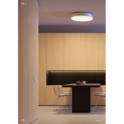 Redo 01-3941 - LED stropno svetilo DIP LED/40W/230V 2700/3000/4000/5000/6500K CRI 90, premer 62,4 cm, belo