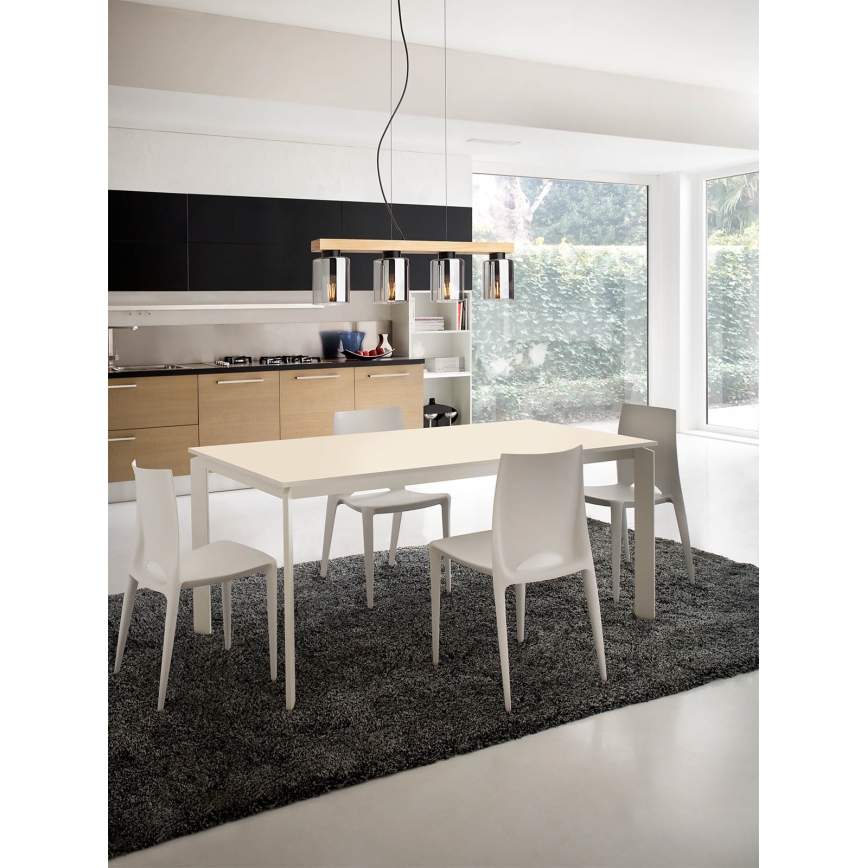 Redo 01-3986 - Lestenec na vrvici ROTIS 4xE27/15W/230V