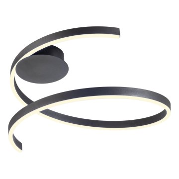 Redo 01-4012 - Zatemnjivo stropno svetilo SCROLL LED/38W/230V 3000K/4000K/6000K CRI 90, premer 60 cm, črne barve