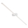 Redo 01-4034 - LED Kopalniška luč za osvetlitev ogledala ROW LED/18W/230V 90 cm IP44 bela
