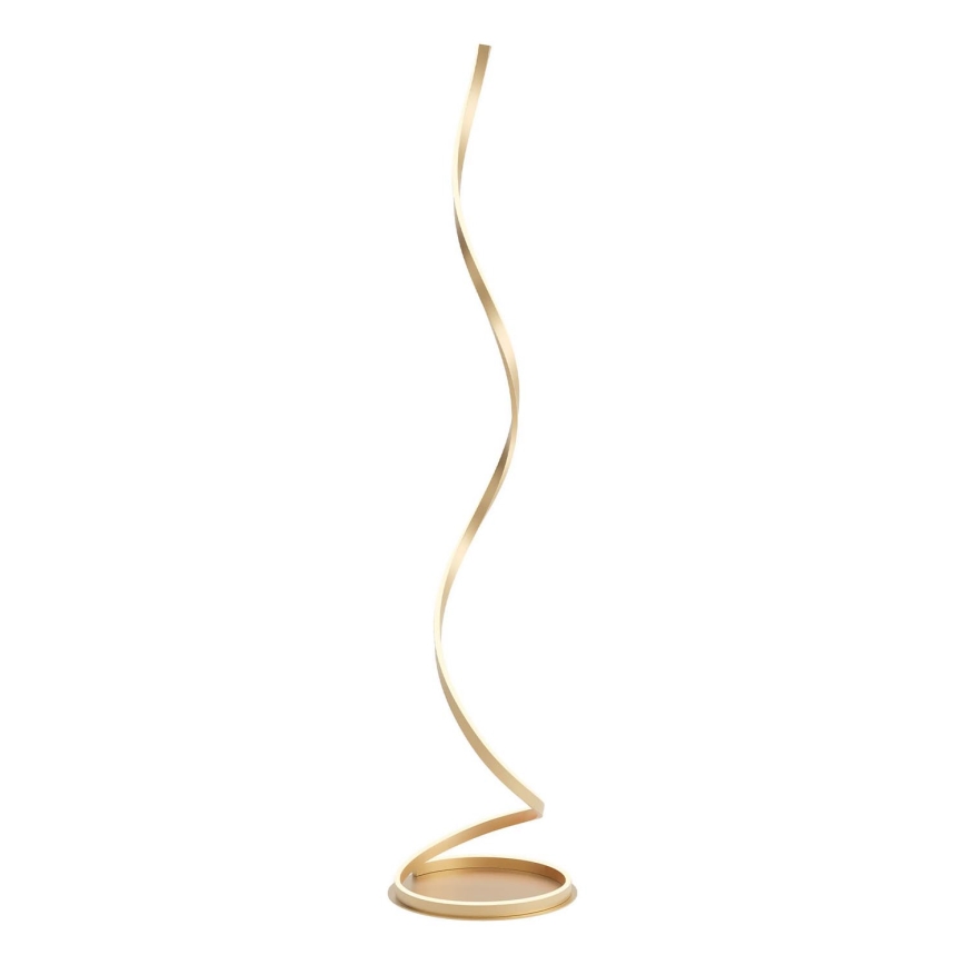 Redo 01-4282 - Zatemnljiva LED talna svetilka SCROLL LED/30W/230V 3000K/4000K/6000K CRI 90 zlata