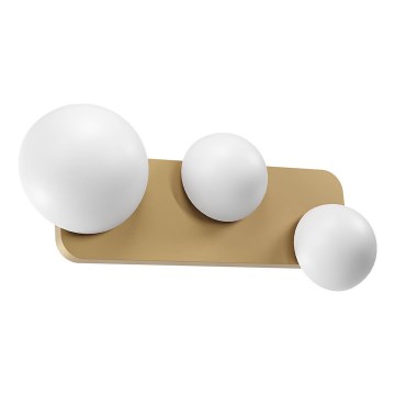 Redo 01-4329 - LED stensko svetilo LUMIEN 3xLED/18W/230V 2700/3000K CRI 90 bela/zlata