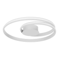 Redo 01-4357 - LED stropno svetilo z zatemnitvijo TORSION LED/40W/230V 2700/3000/4000K CRI 90, premer 56 cm, bela