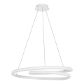 Redo 01-4363 - LED zatemljiv lestenec na kablu TORSION LED/60W/230V 2700/3000/4000K CRI 90 premer 75,2 cm bela