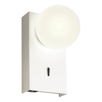 Redo 01-4656 - Stensko LED svetilo NORMA LED/5W/230V CRI 90 USB belo