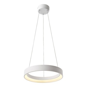Redo 01-671 - LED Lestenec na vrvici LOOP LED/38W/230V pr. 45 cm bela