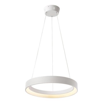 Redo 01-672 - LED Lestenec na vrvici LOOP LED/48W/230V pr. 60 cm bela