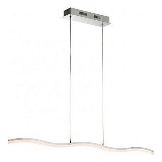 Redo 01-893 - LED lestenec na jeklenem lanku PULSE LED/23,1W/230V matni krom