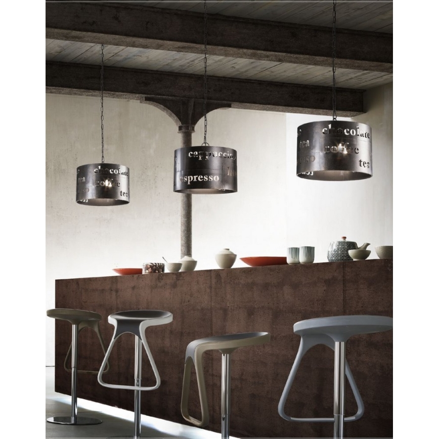 Redo 01-938 - Lestenec na vrvici BISTRO 3xE27/42W/230V