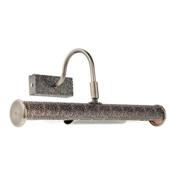 Redo 02-845 - Svetilka za slike CAIRO 2xE14/28W/230V, 36 cm, iz medenine