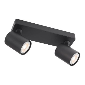 Redo 04-470 - Smerna stropna svetilka CAMEO 2xGU10/35W/230V črna