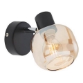 Redo 04-483 - Stenski reflektor AMBER 1xE14/28W/230V