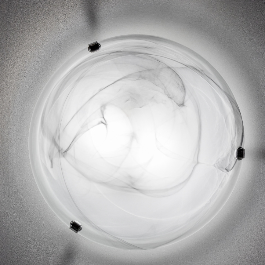 Redo 05-393 - Stropna svetilka VIRGINIA 2xE27/42W/230V, premer 40 cm, siva