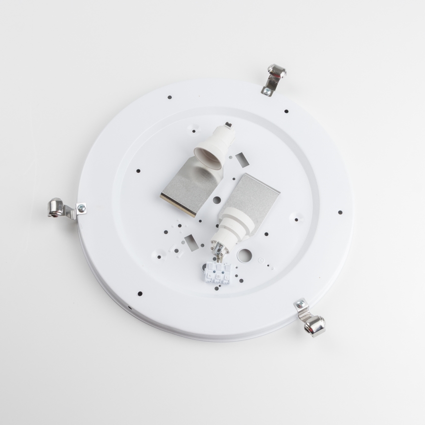 Redo 05-393 - Stropna svetilka VIRGINIA 2xE27/42W/230V, premer 40 cm, siva