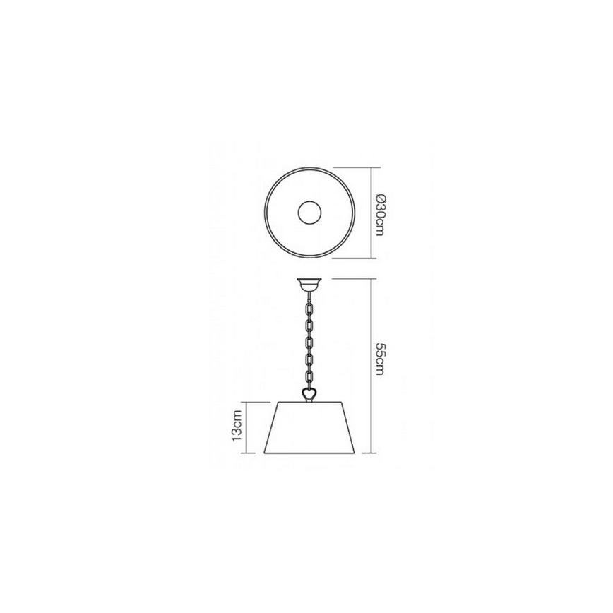 Redo 05-644 - Lestenec na verigi ISIS 1xE27/42W/230V