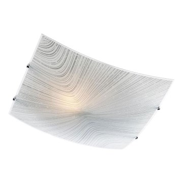 Redo 05-812 - Stropna svetilka SHAKE 1xE27/42W/230V 29,5x29,5 cm bela