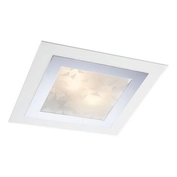 Redo 05-828 - stropna svetilka SPECTRE 1xE14/28W/230V, 30x30 cm, sijajni krom/bela