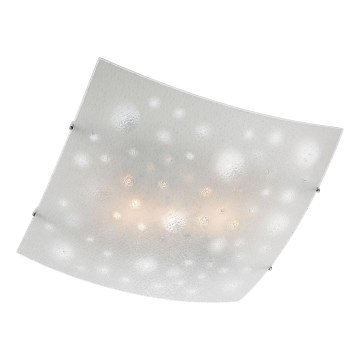Redo 05-905 - Stropna svetilka ISIDE 2xE27/42W/230V 39x39 cm prozorna