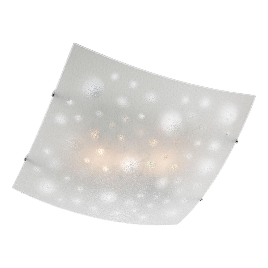Redo 05-905 - Stropna svetilka ISIDE 2xE27/42W/230V 39x39 cm prozorna
