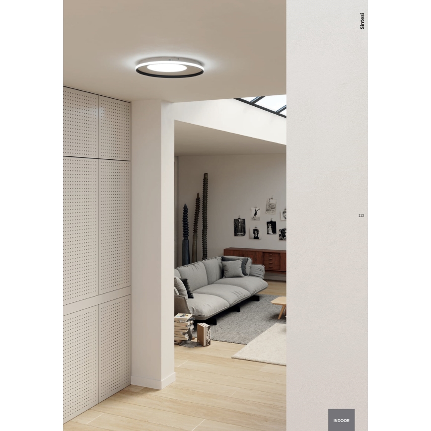 Redo 05-959 - LED Zatemnitvena stropna svetilka SINTESI LED/45W/230V pr. 45 cm 3000-6000K + Daljinski upravljalnik
