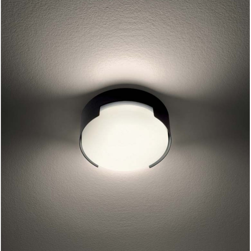 Redo 90004 - LED Zunanja stropna svetilka SKOR LED/12W/230V pr. 15 cm IP54 rjava