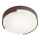 Redo 90006 - LED Zunanja stropna svetilka SKOR LED/16W/230V pr. 25 cm IP54 rjava
